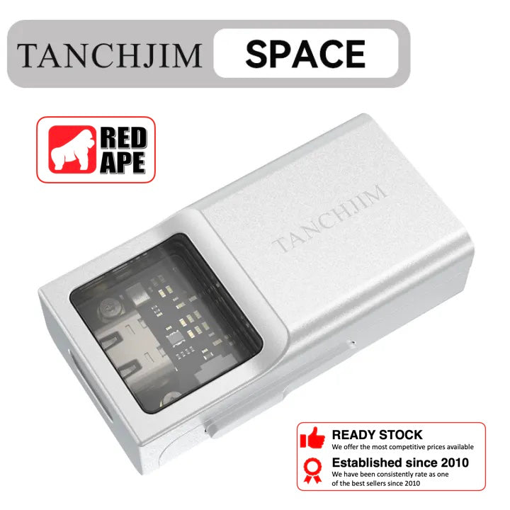 TANCHJIM SPACE Portable DAC Headphone Amplifier CS43131 DSD256 32Bit/768kHz 3.5mm/4.4mm Output USB Type C Input DAC Amp
