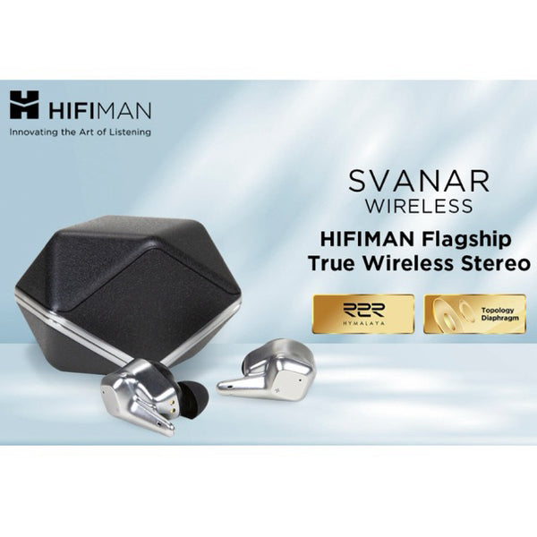 HIFIMAN Svanar or Svanar LE Wireless Noise Cancelling True Wireless Earbuds with Hymalaya DAC and Topology Diaphragm