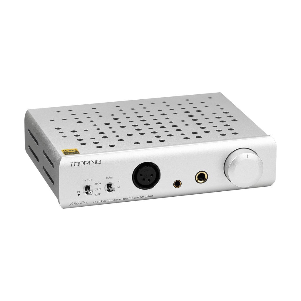 Topping A30 Pro, Desktop Power Amplifier: NFCA AMP with 4.4mm BAL, XLR 4pin BAL, and 6.35mm Outputs AMP (A30 Pro)