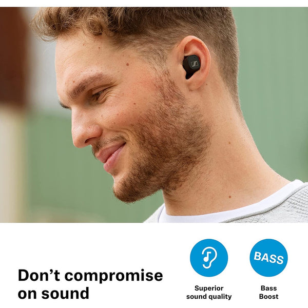 Sennheiser CX Plus, True Wireless Earbuds: Bluetooth In-Ear Earphones for Music and Calls with ANC TWS (CX Plus)