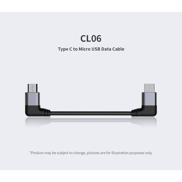 Fiio CL06, Type C to Micro USB OTG Cable: High-Speed Data Transfer and Charging Adapter Cable (CL 6, CL 06)