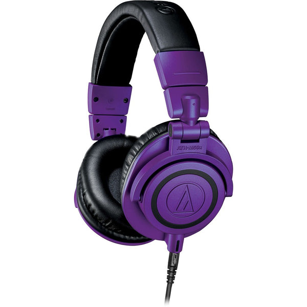 Audio Technica ATH-M50x, Professional Monitor Headphone: Purple Limited Edition Studio Headphones (ATHM50x, ATH M50X)