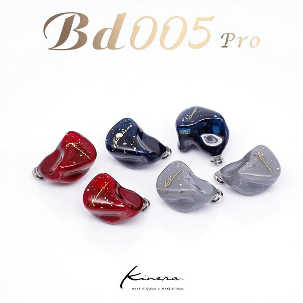 Kinera BD005 Pro, In-Ear Monitors: Hybrid 1 BA + 1 DD Earphones IEM (BD005 Pro)