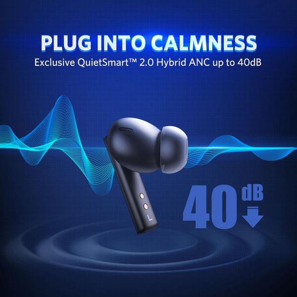 EarFun AirP ro SV, True Wireless Earbuds: Hybrid Active Noise Cancelling Bluetooth Earphone TWS