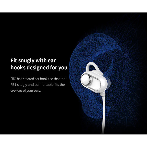 FiiO FB1, Wireless In-Ear Earphones: Stereo Bluetooth Earbuds with aptX, AAC, SBC, and Mic (FB 1)