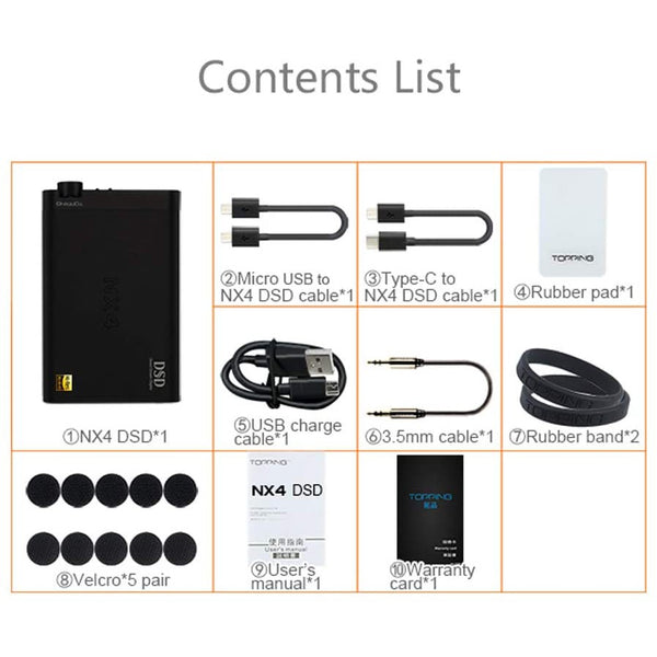 Topping NX4, Portable DAC and Amplifier: with ES9038Q2M and XMOS Chip DAC/AMP (NX4DSD)