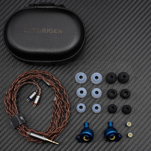 Letshuoer D13, Dynamic Driver In-Ear Monitors: Custom 13mm DLC Diaphragm Earphones IEM (D 13)