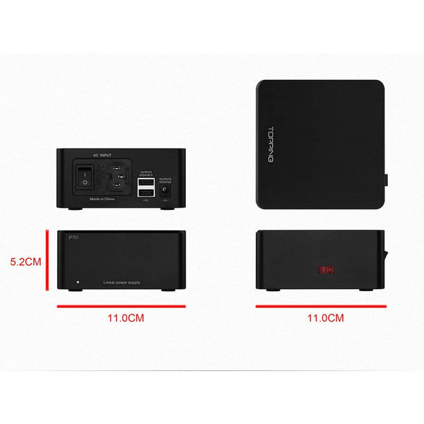 Topping P50, Linear Power Supply: for Topping D50/D50s/DX3 Pro/A50 110V-240V Power Supply (P 50)