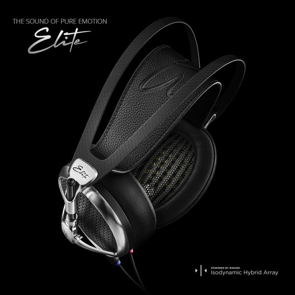 Meze Elite, Open Back Isodynamic Headphones: Full-Size Over-Ear, Handcrafted High-End Model (Meze Elite)