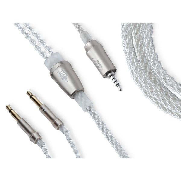 Meze 99 Series, Silver-Plated In-Ear Monitors Upgrade Cable: Earphone/Headphone Cable for Meze, Hifiman