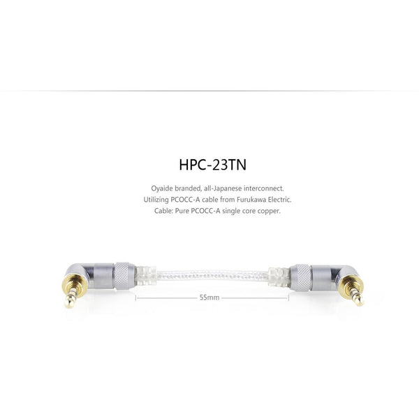 FiiO L17, L-shaped Interconnect Stereo Cable: 3.5mm-to-3.5mm, Made in Japan Oyaide (L 17)