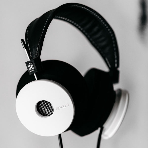 Grado WH1 White, Limited Edition Headphones: Made in USA Collectors Series Headphone