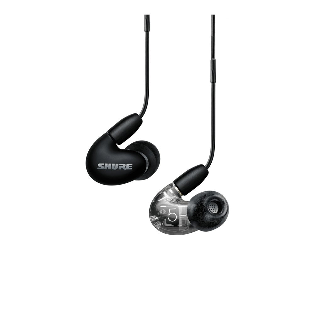 Shure Aonic 4, In-Ear Monitors: Wired, Sound Isolating, Dual Driver Hybrid Earphones IEM