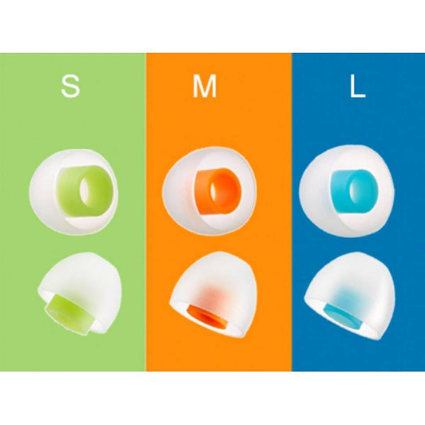 SpinFit CP145, Silicone Replacement Eartips: Patented 360-Degree Rotation Silicone for Enhanced Comfort (CP 145)