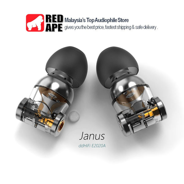 ddHifi Janus 3, Dual Connector In-Ear Monitors: Updated 2023 Edition, MMCX and 0.78mm 2-Pin Connectors IEM