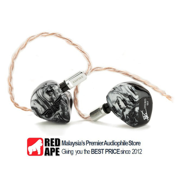 Empire Ears Hero, In-Ear Monitors: 4 Hybrid Drivers High-Resolution Earphones IEM (Hero)