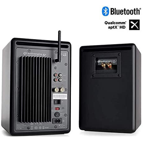 Audioengine A5+ Plus, Wireless Speaker: Desktop Monitor Speakers for Home Music System, aptX HD (A5+ Plus)