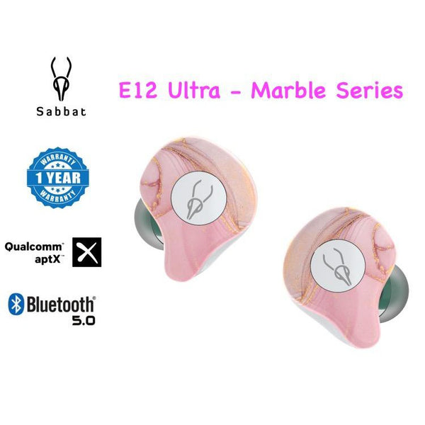 Sabbat E12 Ultra, True Wireless Earbuds: with Noise Reduction, Wireless Charging Bluetooth 5.0 TWS (Promo, E 12 Ultra)