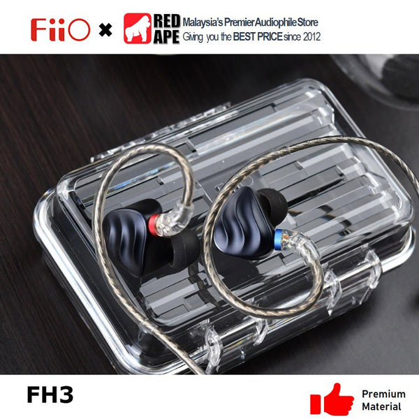 Fiio FH3, Hybrid Driver In-Ear Monitors: High-Res Triple Driver Earphones IEM (FH 3)