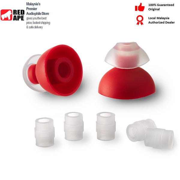 SpinFit CP-240, Silicone Replacement Eartips: Patented Double Flange Replacement Ear Tips (CP 240)