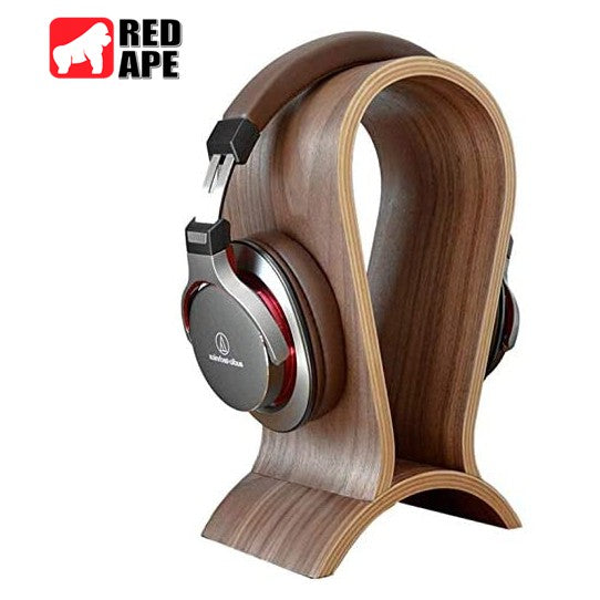 Premium Wooden Headphones Stand: Suitable for all headphones (Headphones Stand)