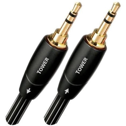 Audioquest Tower, 3.5mm to 3.5mm Interconnect Cable (1.5m): Auxiliary Cable (Tower)