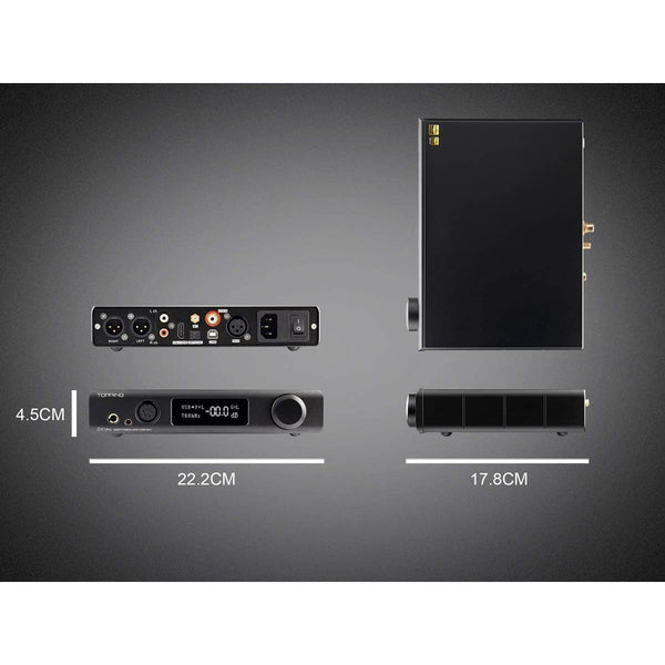 Topping DX7 Pro, DAC and Amplifier: ES9038Pro DAC, Bluetooth 5.0, 32Bit768kHz DAC/AMP (DX 7 Pro)