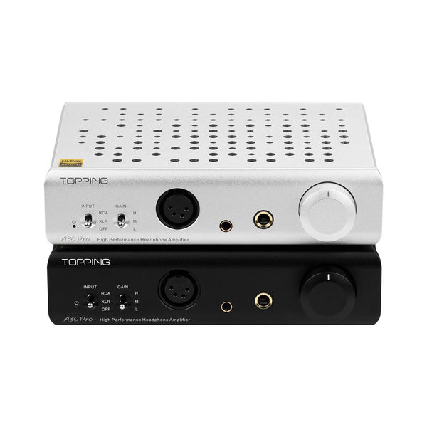 Topping A30 Pro, Desktop Power Amplifier: NFCA AMP with 4.4mm BAL, XLR 4pin BAL, and 6.35mm Outputs AMP (A30 Pro)