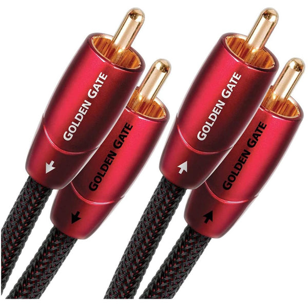 Audioquest Golden Gate, RCA to RCA Interconnect Cables (1.5m): High Definition Audio Cable