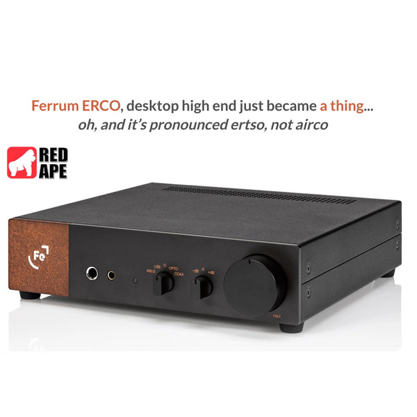 Ferrum Erco, Desktop DAC & Headphone Amplifier: High-End Made in Poland DAC/AMP (Erco)