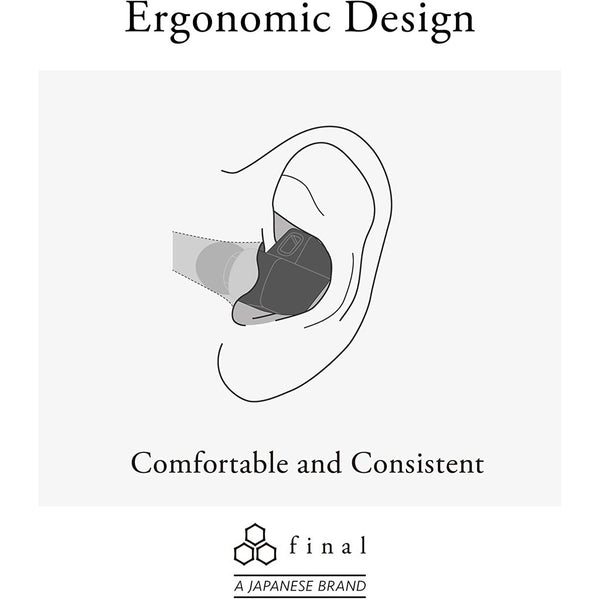 Final Audio A3000, In-Ear Monitors: 2Pin Wired Noise Isolating High Precision Natural Sound Earphones IEM (A 3000)