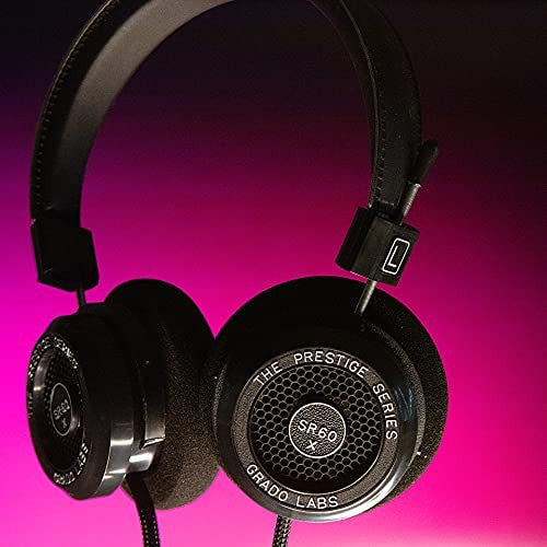 Grado SR60x, Open Back Headphones: Prestige Series, Wired, Stereo, Made in USA, Updated 2021 Headphone (SR 60x)