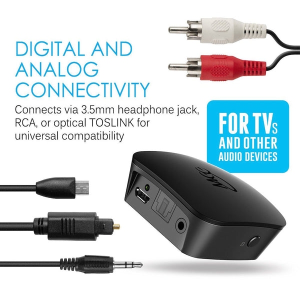 MEE Audio Connect, Bluetooth Audio Transmitter: Dual Headphone & Speaker Transmitter (Connect)