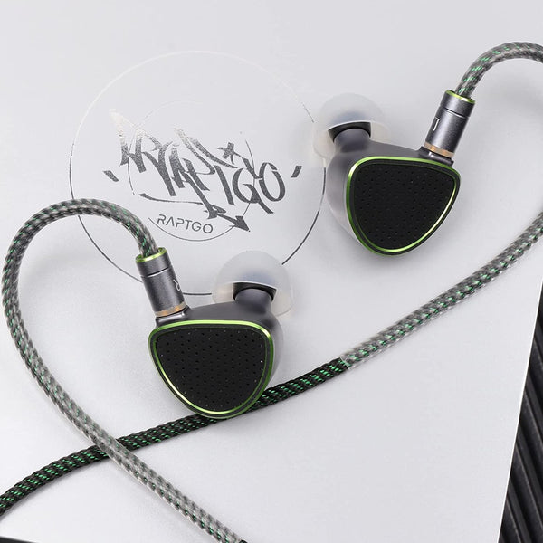 Raptgo Hook-X HBB, In-Ear Monitors: 14.2mm Open Planar Diaphragm, PZT Driver, 0.78 2pin Earphones IEM (Hook X)