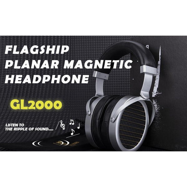 Goldplanar GL2000, Open Back Headphones: Planar Magnetic Over-Ear Headphone (GL2000)