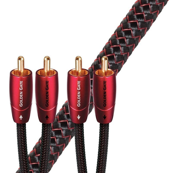 Audioquest Golden Gate, RCA to RCA Interconnect Cables (1.5m): High Definition Audio Cable