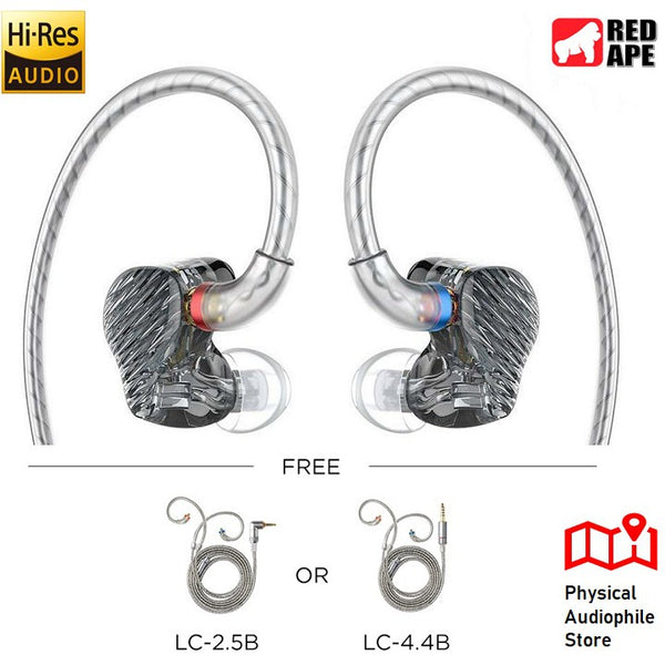 FiiO FA7, Balanced Armature In-Ear Monitors: High-Resolution Quad Driver Balanced Armature Earphones IEM (FA 7, FA07)