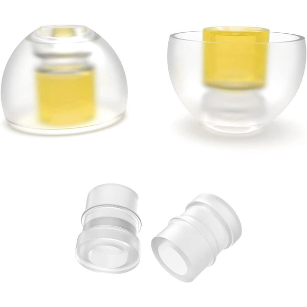 SpinFit CP100+ V2, Silicone Replacement Eartips (2 Pairs): with Adapter for IEM Premium Ear Tips (CP 100+ V2)