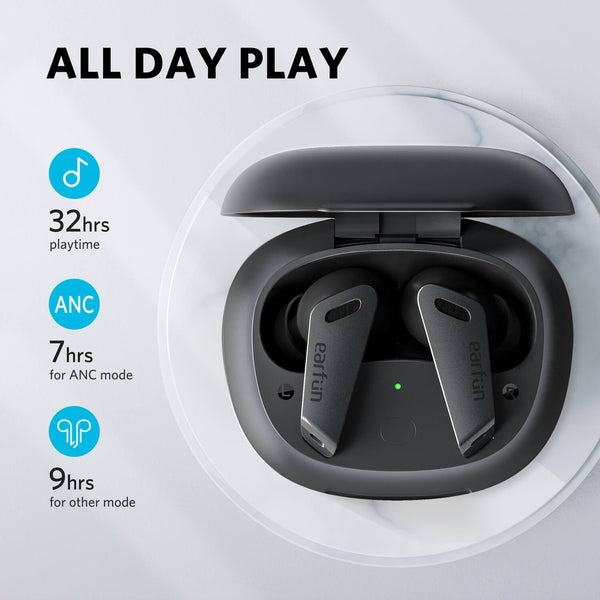 EarFun Air Pro, True Wireless Earbuds: With Hybrid Active Noise Cancellation, Wireless Bluetooth Earphone TWS (Air Pro)