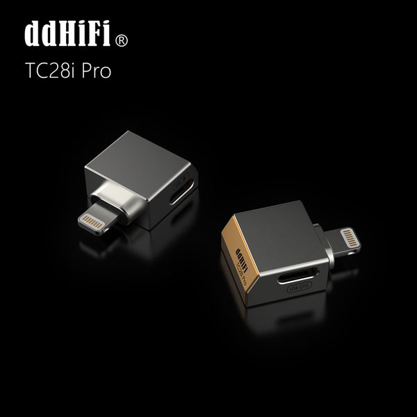 ddHifi TC28i Pro, iP to Dual USB C Adapter: for Data and Charging Cable High-Quality Power Adapter (TC28iPro)