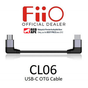 Fiio CL06, Type C to Micro USB OTG Cable: High-Speed Data Transfer and Charging Adapter Cable (CL 6, CL 06)