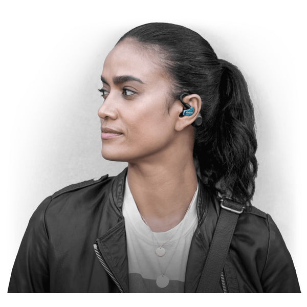 Shure Aonic 215, Sound Isolating Earphones: 2020 Special Edition Blue with Remote & Mic Wireless Earphones (Aonic 215)