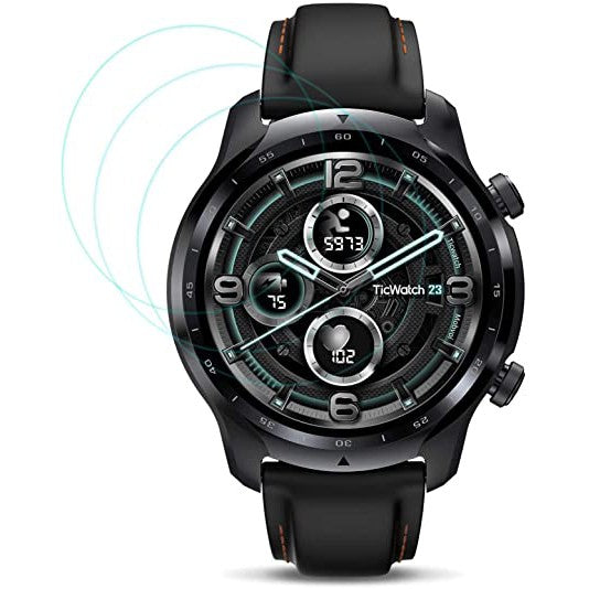 9H Tempered Glass, Screen Protector Film: For Ticwatch Pro, Anti-Explosion Protection (Tempered Glass)