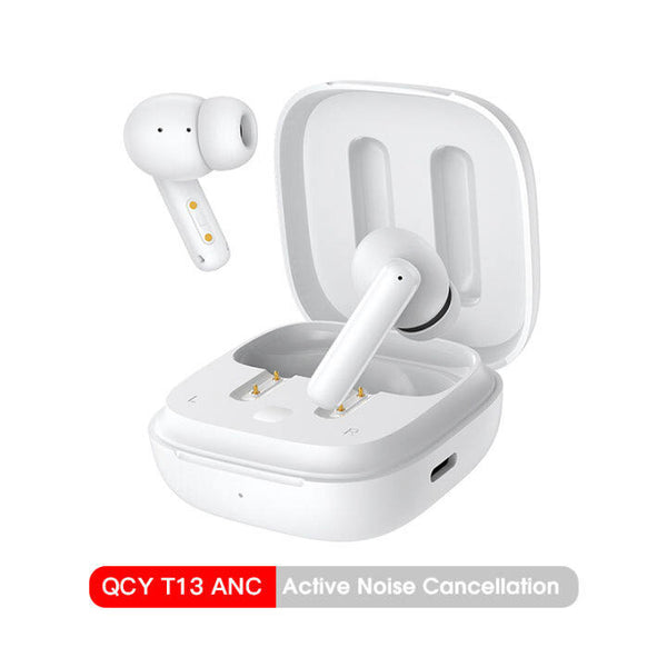 QCY T13 ANC, True Wireless Earbuds: Bluetooth 5.328dB in-depth ANC and Transparency Mode TWS