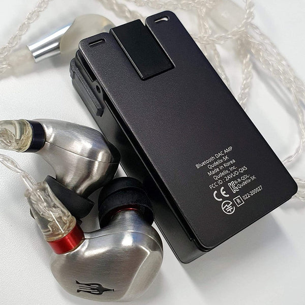 Qudelix 5K, Bluetooth USB DAC Headphone Amplifier: with LDAC, aptX Adaptive, aptX HD, AAC Dual ES9218p DAC/AMP