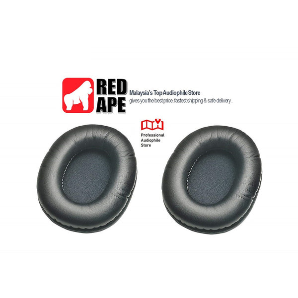 Leather Earpads for Audio-Technica ATH Series (1 Pair): Replacement for M30, M35, M50, M50X, M50s Headphones Earpads