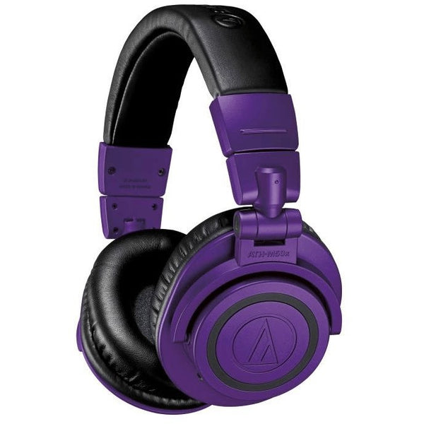 Audio Technica ATH-M50x, Professional Monitor Headphone: Purple Limited Edition Studio Headphones (ATHM50x, ATH M50X)