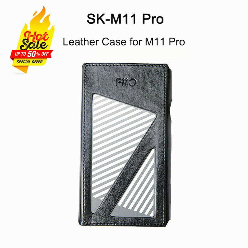 FiiO SK-M11 Pro, Leather Cover Case: PU Protective Casing for M11 Pro (SKM11 Pro)