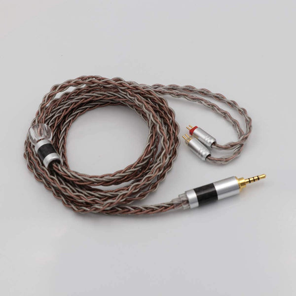 Tripowin C8, In-Ear Monitors Upgrade Cable: 8-Core Silver-Copper Foil Braided Earphone Replacement Cable (C8 )