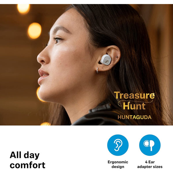 Sennheiser CX Plus, True Wireless Earbuds: Bluetooth In-Ear Earphones for Music and Calls with ANC TWS (CX Plus)